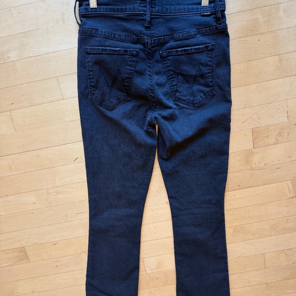 MOTHER Black Insider Crop Step Fray jeans, 26, CB2561 - Picture 4 of 6